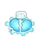 【ネガティブ】なんだかゆるい氷（個別スタンプ：11）