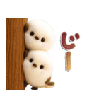 ぽってりシマエナガ団♡毎日使える【秋】（個別スタンプ：20）