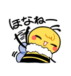 ツッコミもちもちミツバチ（個別スタンプ：3）
