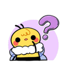 ツッコミもちもちミツバチ（個別スタンプ：37）