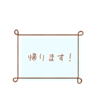 毎日使える！大人なフレームスタンプ⿻（個別スタンプ：20）