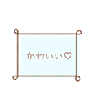 毎日使える！大人なフレームスタンプ⿻（個別スタンプ：28）