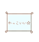 毎日使える！大人なフレームスタンプ⿻（個別スタンプ：29）