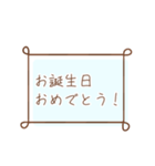 毎日使える！大人なフレームスタンプ⿻（個別スタンプ：35）