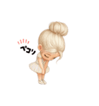 バレリーナ♡（個別スタンプ：1）