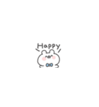 くまっこりぼん。#4〜超ちいさい〜（個別スタンプ：26）