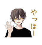 黒猫系男子のやさしい相槌♡（個別スタンプ：2）