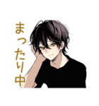 黒猫系男子のやさしい相槌♡（個別スタンプ：40）