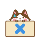 ハチワレさんがチラリと敬語でスタンプ（個別スタンプ：26）