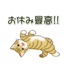 やる気が出ない だらだらにゃんこ（個別スタンプ：22）