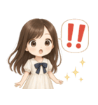 【清楚系♡大人可愛い女の子】敬語・丁寧語（個別スタンプ：28）