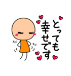 敬語棒人間(オレンジちゃん)の日常1（個別スタンプ：8）