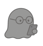 QQ灰色の幽霊-戯廃編（個別スタンプ：35）