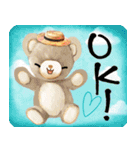 【テディベアのおうち 】動くよ！Pop-Up（個別スタンプ：18）