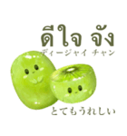 ぽってり キウイ ちゃん【タイ語】（個別スタンプ：6）