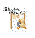 3D★お天気のアヒル【敬語】（個別スタンプ：14）