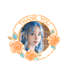 AI美人3・誕生日‪おめでとう☆ありがとう（個別スタンプ：4）