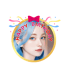 AI美人3・誕生日‪おめでとう☆ありがとう（個別スタンプ：7）
