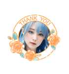 AI美人3・誕生日‪おめでとう☆ありがとう（個別スタンプ：18）