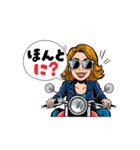 バイク女子の毎日♪♪（個別スタンプ：3）