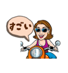 バイク女子の毎日♪♪（個別スタンプ：5）