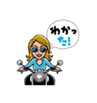バイク女子の毎日♪♪（個別スタンプ：16）