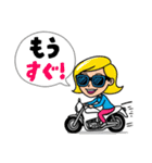 バイク女子の毎日♪♪（個別スタンプ：21）
