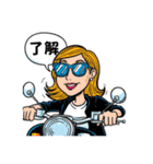 バイク女子の毎日♪♪（個別スタンプ：25）