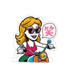 バイク女子の毎日♪♪（個別スタンプ：26）