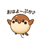 ぷかスズメ（個別スタンプ：1）