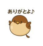 ぷかスズメ（個別スタンプ：11）