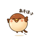 ぷかスズメ（個別スタンプ：34）