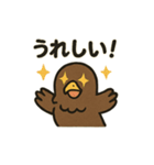 かわいいワシとタカの毎日スタンプ（個別スタンプ：22）