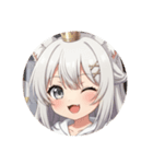 白ワインみなみちゃんプレミアム（個別スタンプ：8）