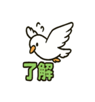 かわいい白鳩スタンプ（個別スタンプ：7）
