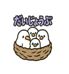 かわいい白鳩スタンプ（個別スタンプ：14）