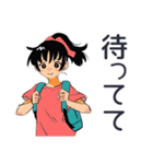 ポニテ女子の部活動スタンプ（個別スタンプ：27）