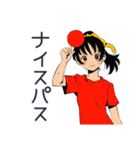 ポニテ女子の部活動スタンプ（個別スタンプ：30）