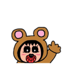 ポポベアの冬の過ごし方！（個別スタンプ：32）