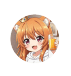 みかんみなみちゃんプレミアム（個別スタンプ：4）