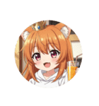 みかんみなみちゃんプレミアム（個別スタンプ：8）