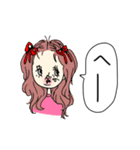 一言返信リボンっ子（個別スタンプ：13）