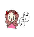 一言返信リボンっ子（個別スタンプ：14）