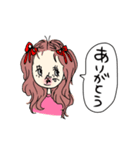一言返信リボンっ子（個別スタンプ：15）