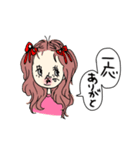 一言返信リボンっ子（個別スタンプ：16）