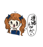 一言返信リボンっ子（個別スタンプ：38）