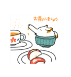 様子のおかしいボルゾイ4（個別スタンプ：6）