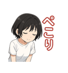 可愛いずっと使えるシンプル日常スタンプ（個別スタンプ：25）