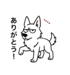 名前入りホワイトシェパード（個別スタンプ：2）
