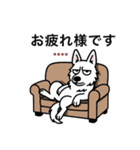 名前入りホワイトシェパード（個別スタンプ：8）